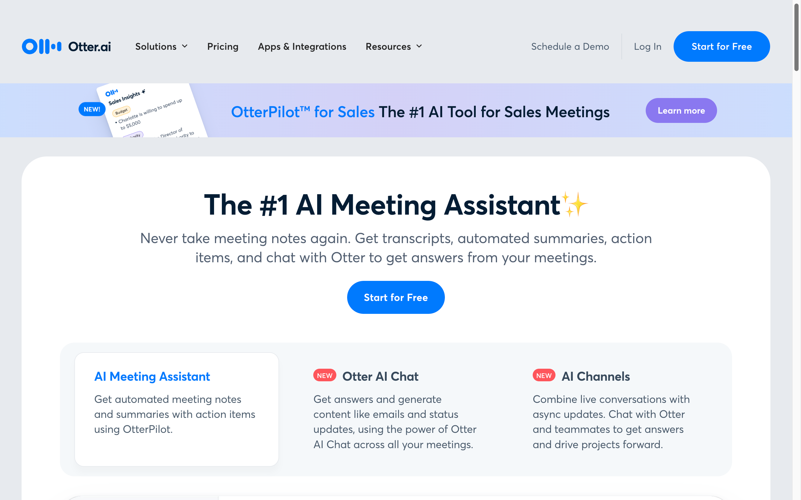 Outter Main Page